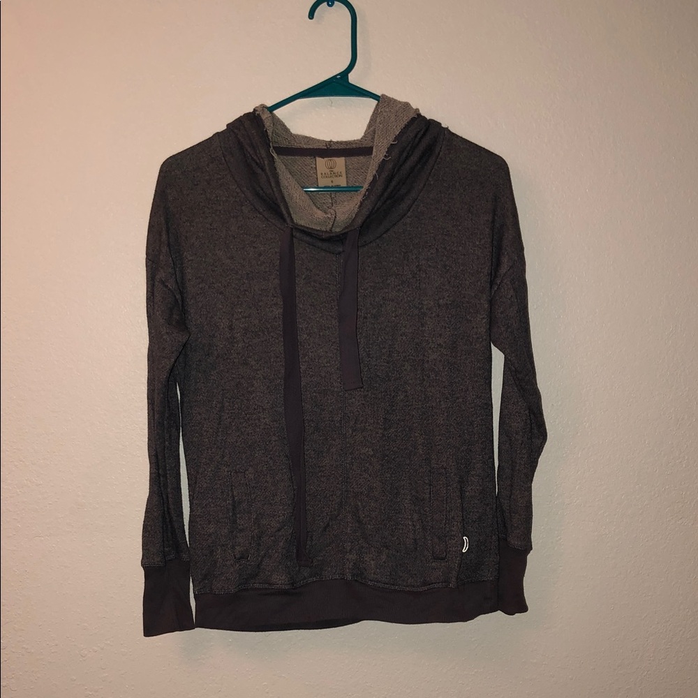 Balance Collection Gray Cowl Neck Sweater